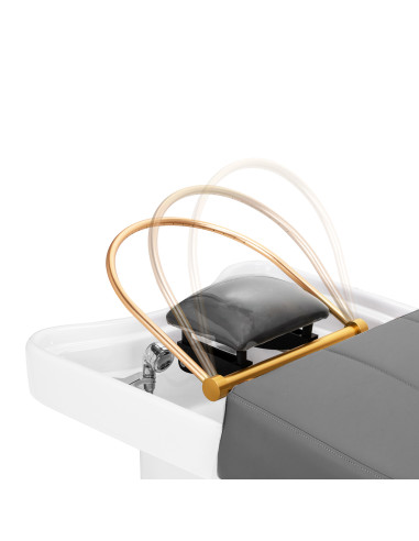 Gabbiano Head Spa 017 Salon washbasin bed grey