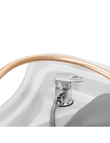 Gabbiano Head Spa 017 Salon washbasin bed grey