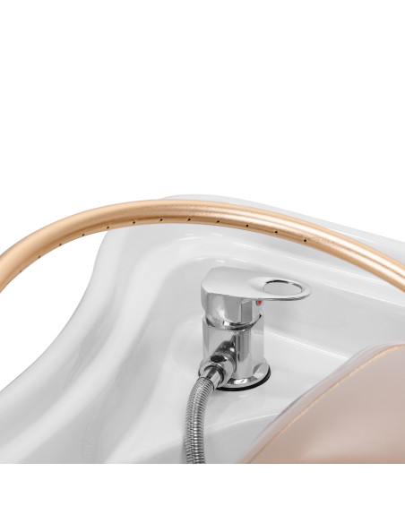 Gabbiano Head Spa 017 Salon washbasin bed beige