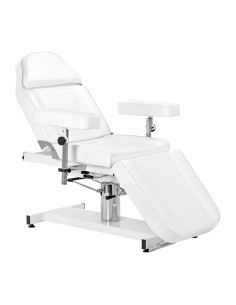 Cosmetic hydraulic chair Sillon A 210DH with cradle white