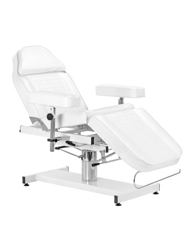 Cosmetic hydraulic chair Sillon A 210DH with cradle white
