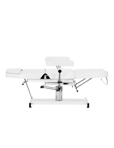 Cosmetic hydraulic chair Sillon A 210DH with cradle white