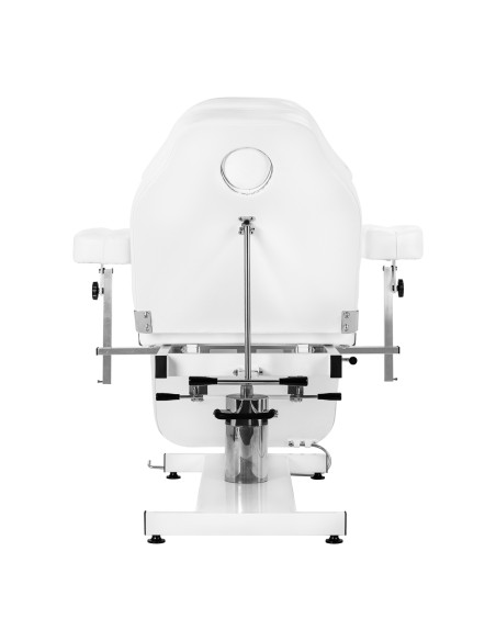 Cosmetic hydraulic chair Sillon A 210DH with cradle white