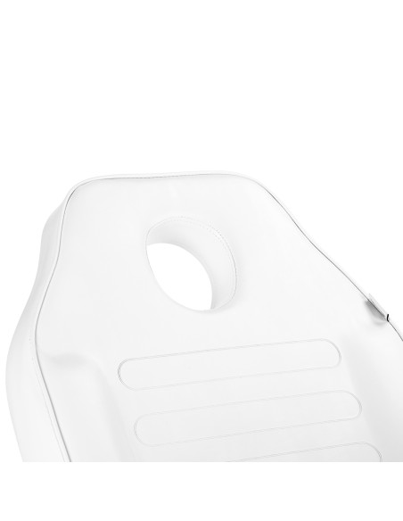Cosmetic hydraulic chair Sillon A 210DH with cradle white