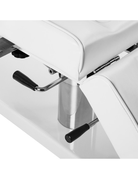 Cosmetic hydraulic chair Sillon A 210DH with cradle white