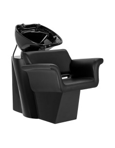 Salon washbasin unit Gabbiano Lucca black