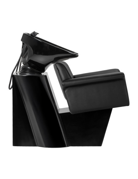 Salon washbasin unit Gabbiano Lucca black