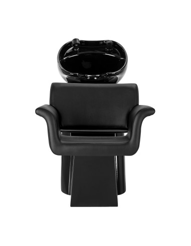 Salon washbasin unit Gabbiano Lucca black