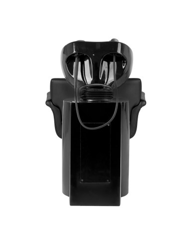 Salon washbasin unit Gabbiano Lucca black