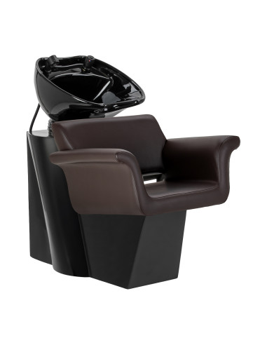 Salon washbasin unit Gabbiano Lucca brown