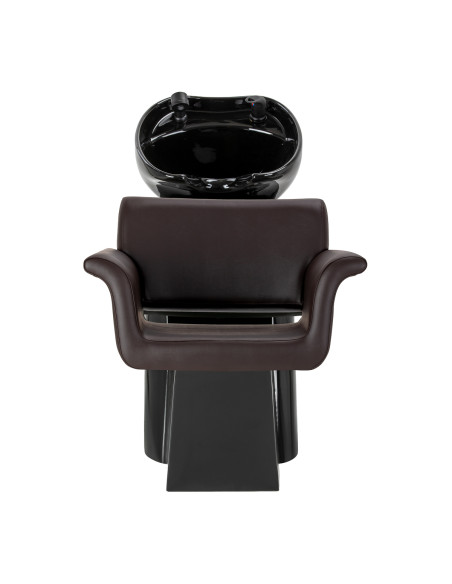 Salon washbasin unit Gabbiano Lucca brown