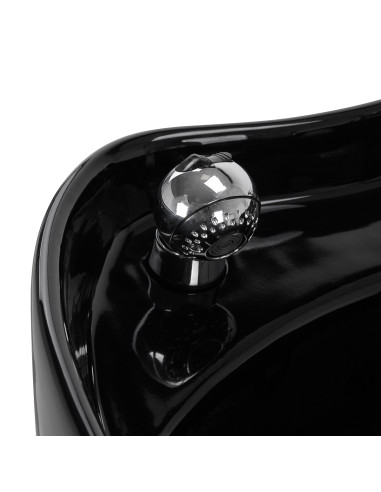 Hair salon wash unit Hair System Duplex Noir