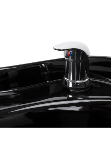 Salon washbasin unit Hair System Edge Noir