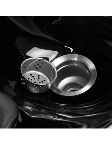 Salon washbasin unit Hair System Edge Noir