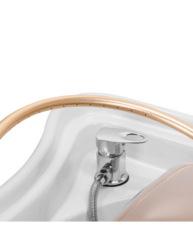 Gabbiano Head Spa 017B Salon washbasin bed beige
