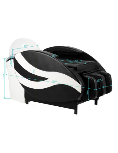 Salon washbasin unit with lounger Gabbiano Head Spa Sea 501