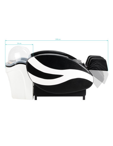 Salon washbasin unit with lounger Gabbiano Head Spa Sea 501