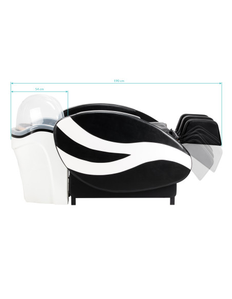 Salon washbasin unit with lounger Gabbiano Head Spa Sea 501