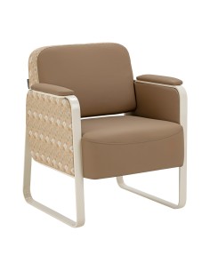 Waiting room chair Omega Grandeur light brown