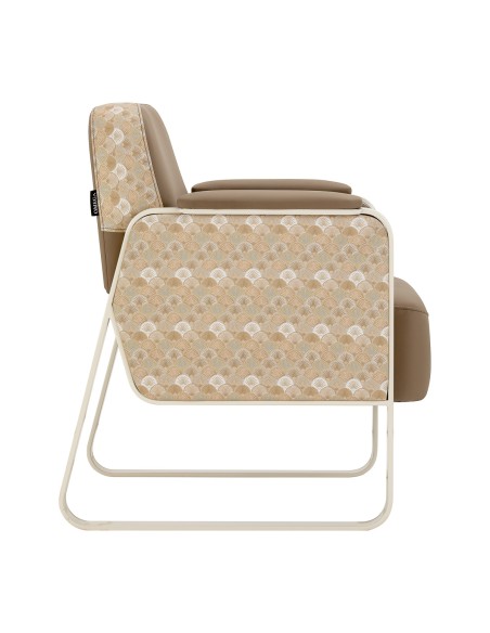 Waiting room chair Omega Grandeur light brown