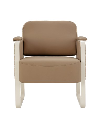Waiting room chair Omega Grandeur light brown