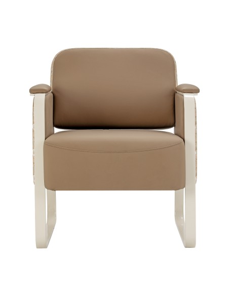 Waiting room chair Omega Grandeur light brown