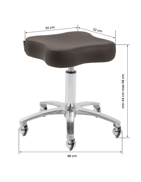 Omega Supremo swivel chair brown