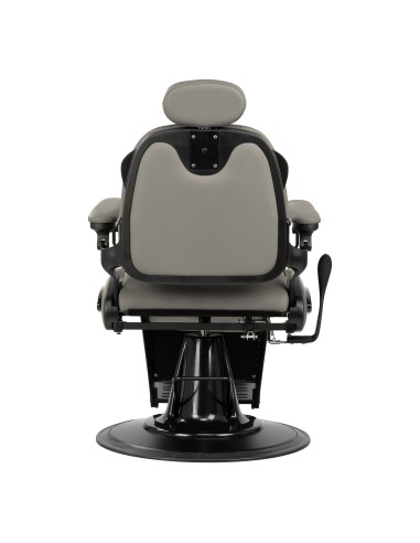 Barber chair Gabbiano Francesco grey with a black base