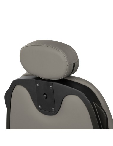 Barber chair Gabbiano Francesco grey with a black base
