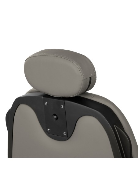 Barber chair Gabbiano Francesco grey with a black base