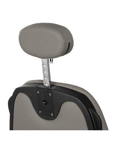 Barber chair Gabbiano Francesco grey with a black base