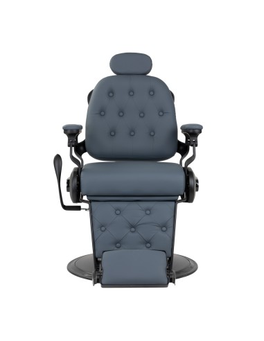 Barber's chair Gabbiano Francesco graphite with a black base second class