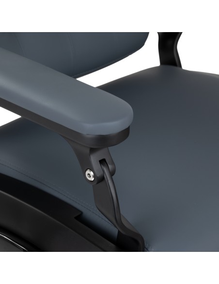 Barber's chair Gabbiano Francesco graphite with a black base second class