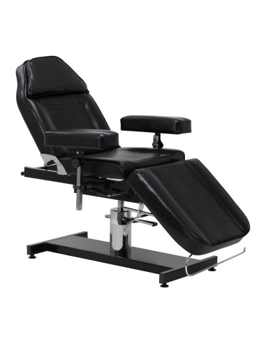 Tattoo bed Pro Ink 210DH with a cradle black