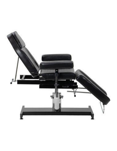Tattoo bed Pro Ink 210DH with a cradle black