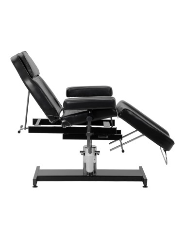 Tattoo bed Pro Ink 210DH with a cradle black