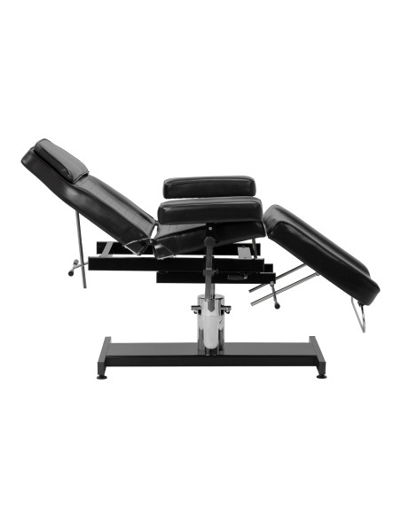Tattoo bed Pro Ink 210DH with a cradle black