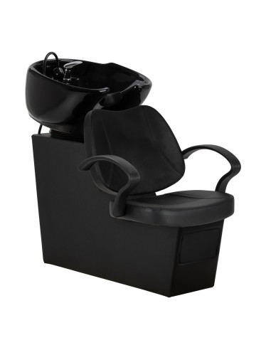 Salon washbasin unit Hair System Borneo black