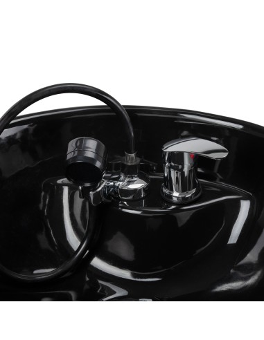 Salon washbasin unit Hair System Borneo black