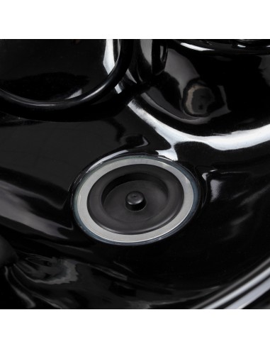 Salon washbasin unit Hair System Borneo black