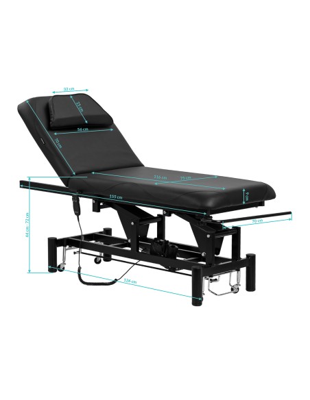 Electric Massage bed Azzurro 684A 1 motor black