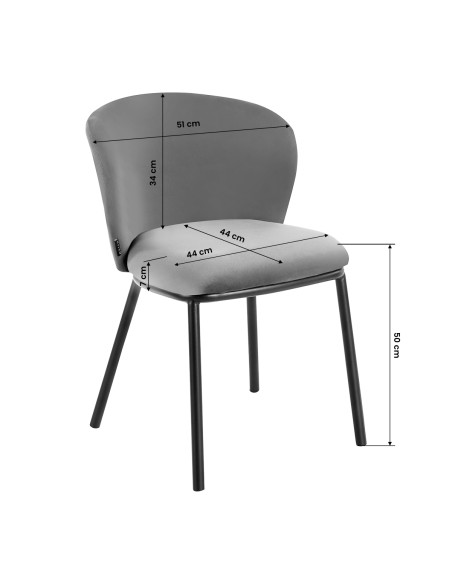 Chair 4Rico Linea grey