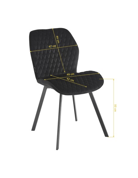 Chair 4Rico Vetro black