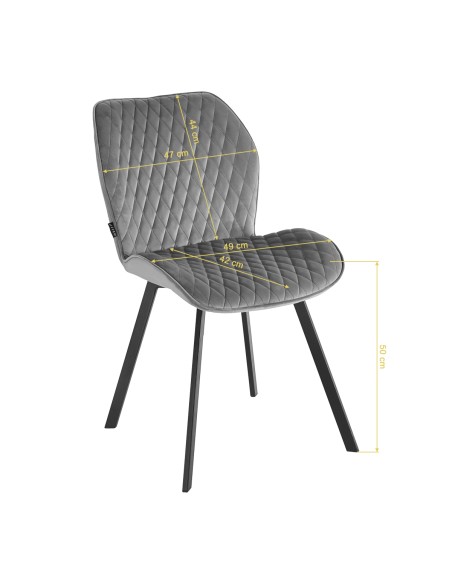 Chair 4Rico Vetro grey