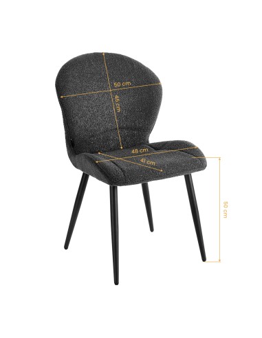 Chair 4Rico Lucente black