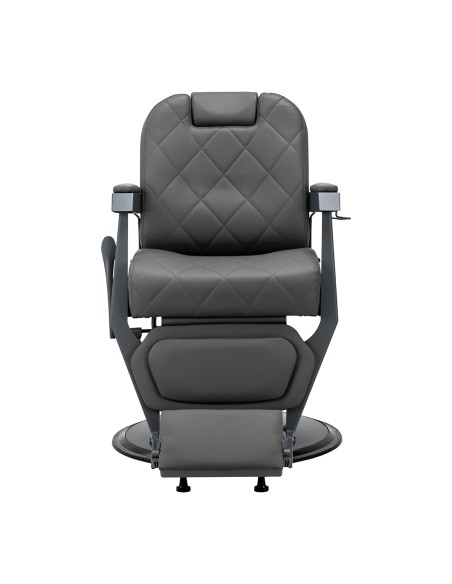 Gabbiano barber chair Bruno graphite with a grey base