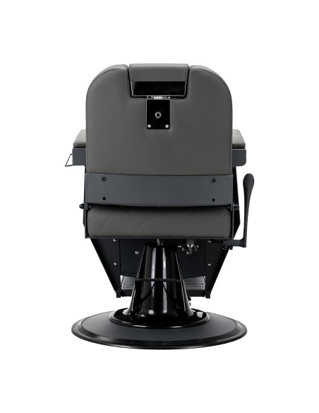 Gabbiano barber chair Bruno graphite with a grey base