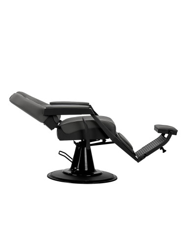 Gabbiano barber chair Bruno graphite with a black base