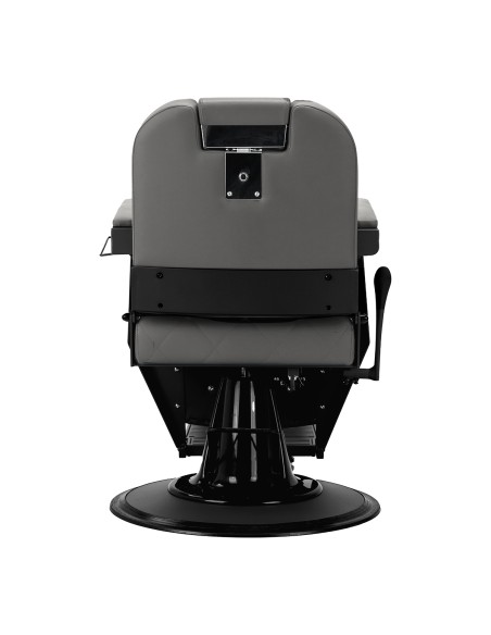 Gabbiano barber chair Bruno graphite with a black base