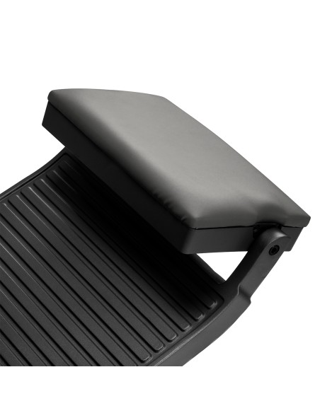Gabbiano barber chair Bruno graphite with a black base